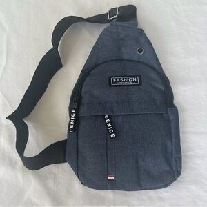 Qty 4: Denim Crossbody Shoulder Bag Adjustable Travel Backpack Fashion Instinct